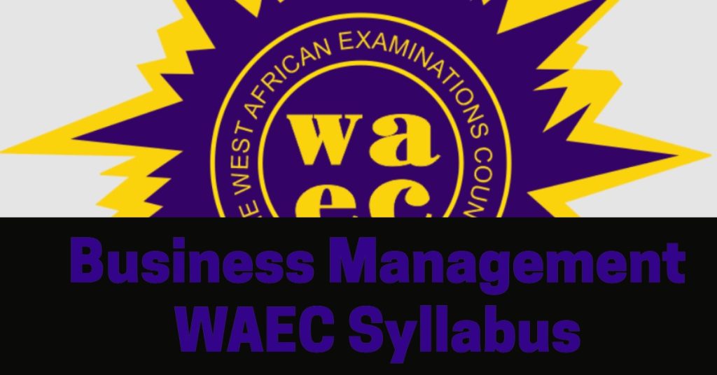 business-management-waec-syllabus